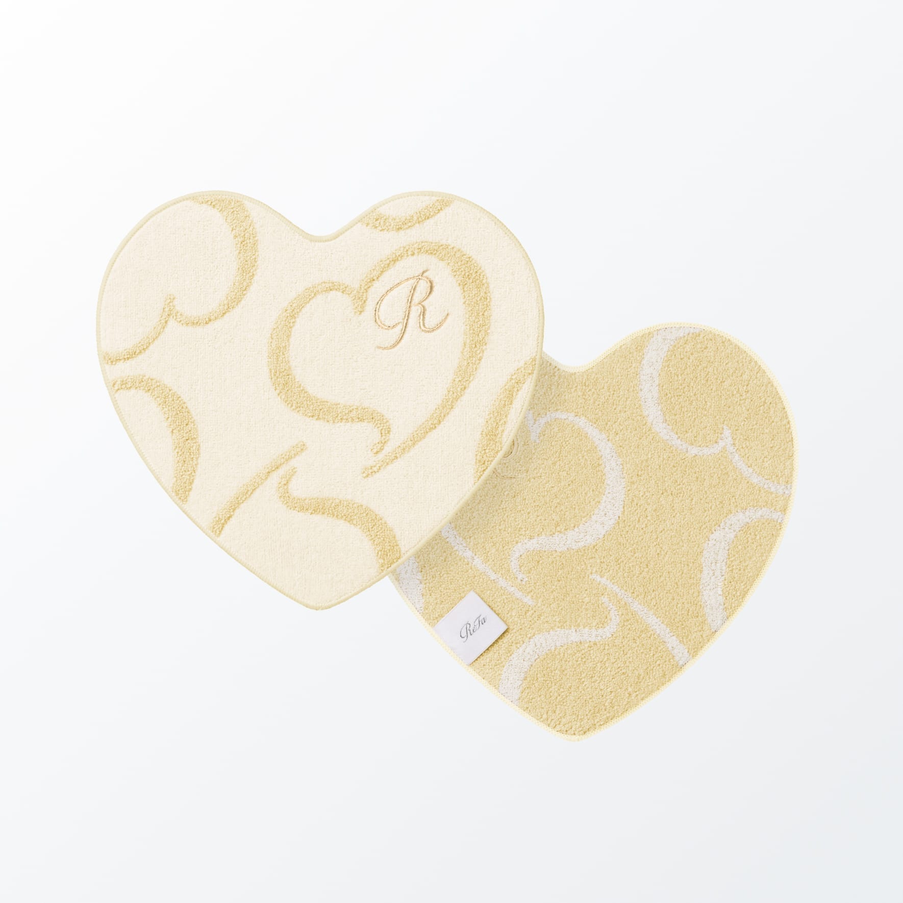 ReFa HEART HAND TOWEL Aira リファハートハンドタオル アイラ ソフトイエロー