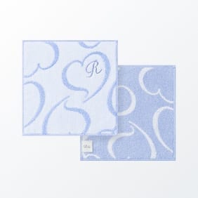 ReFa HEART HAND TOWEL Aira リファハートハンドタオル アイラ ソフトブルー