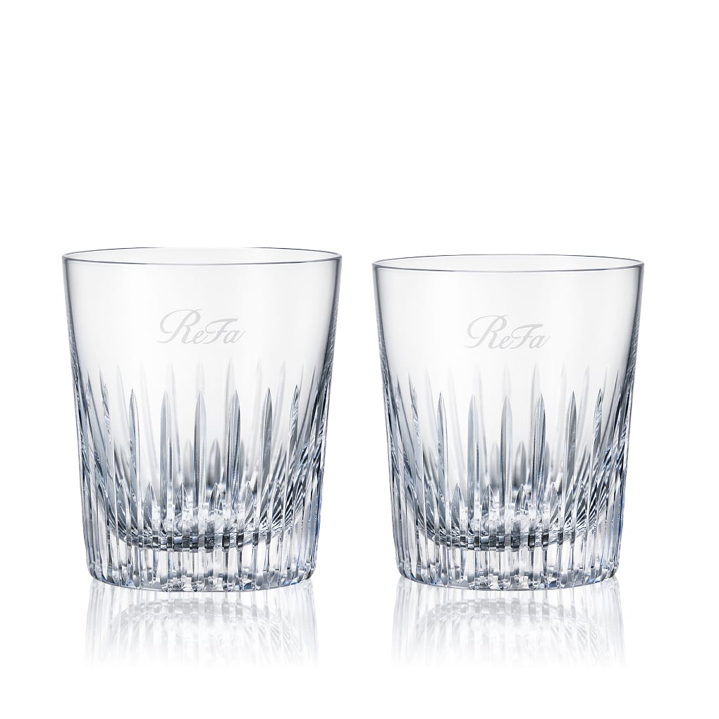 ReFa CRYSTAL 江戸切子 -EDO KIRIKO- <br>WATER GLASS PAIR SET