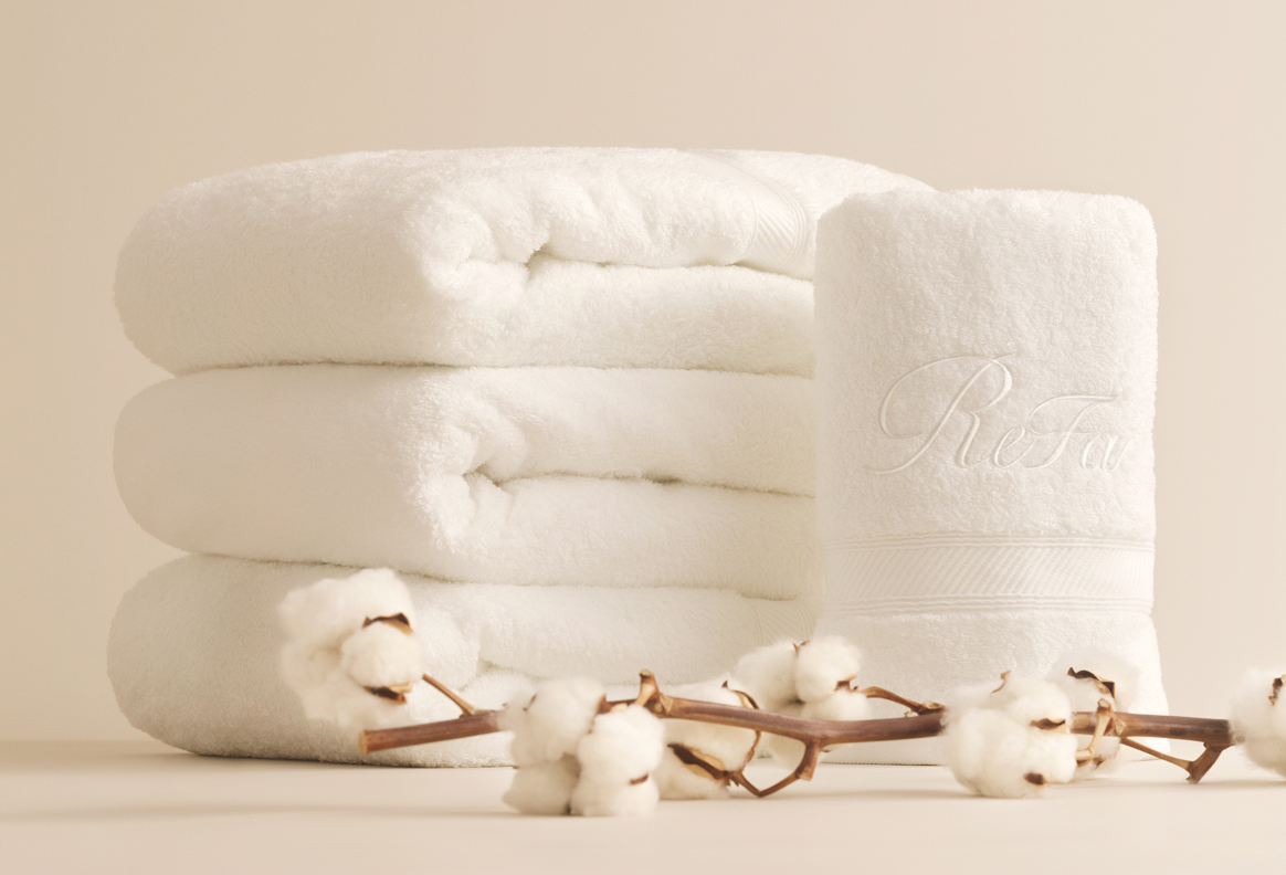ホテルタオルのような贅沢なボリューム感