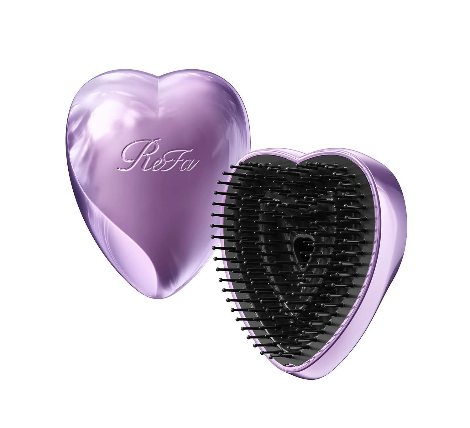 写真：ReFa HEART BRUSH mini silky（リファハートブラシ ミニ ラベンダー）