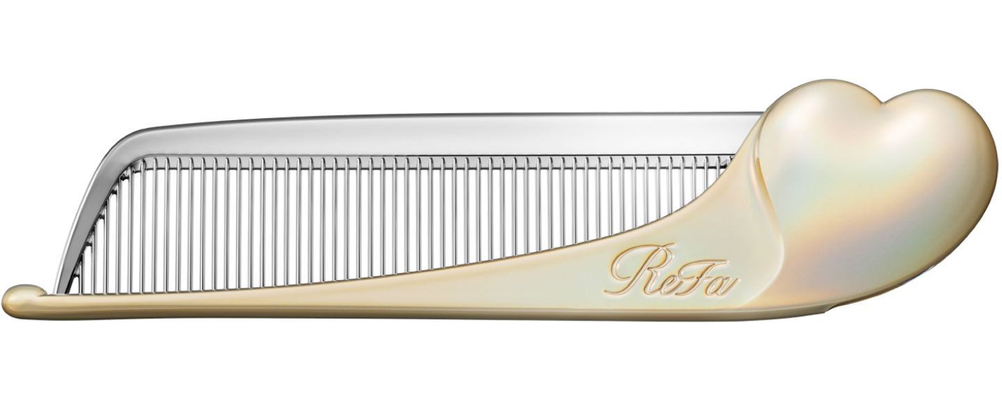 写真：ReFa HEART COMB Aira（Silky Gold）