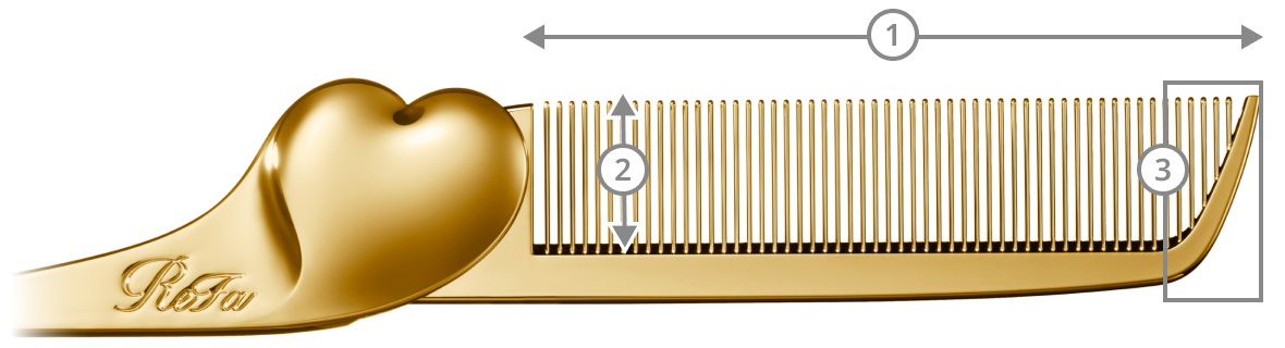 リファハートコーム アイラ ゴールド ReFa HEART COMB Aira GOLD