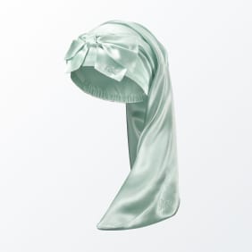 ReFa SILK NIGHTCAP LONG PEARL リファシルクナイトキャップロングパール エムミントグリーン