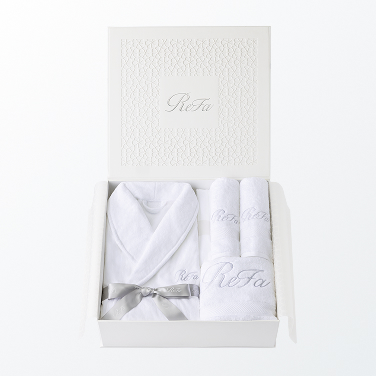 ReFa TOWEL SET リファタオルセット リファバスロー<br>ブL・バスタオル・ヘアフェイスタオル2枚セット