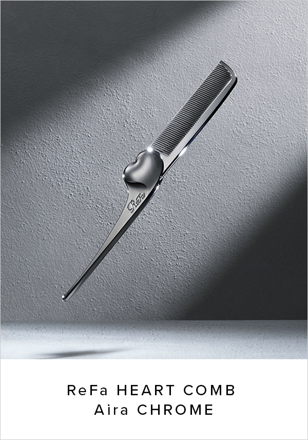 ReFa HEART COMB Aira CHROME