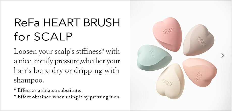 ReFa HEART BRUSH for SCALP