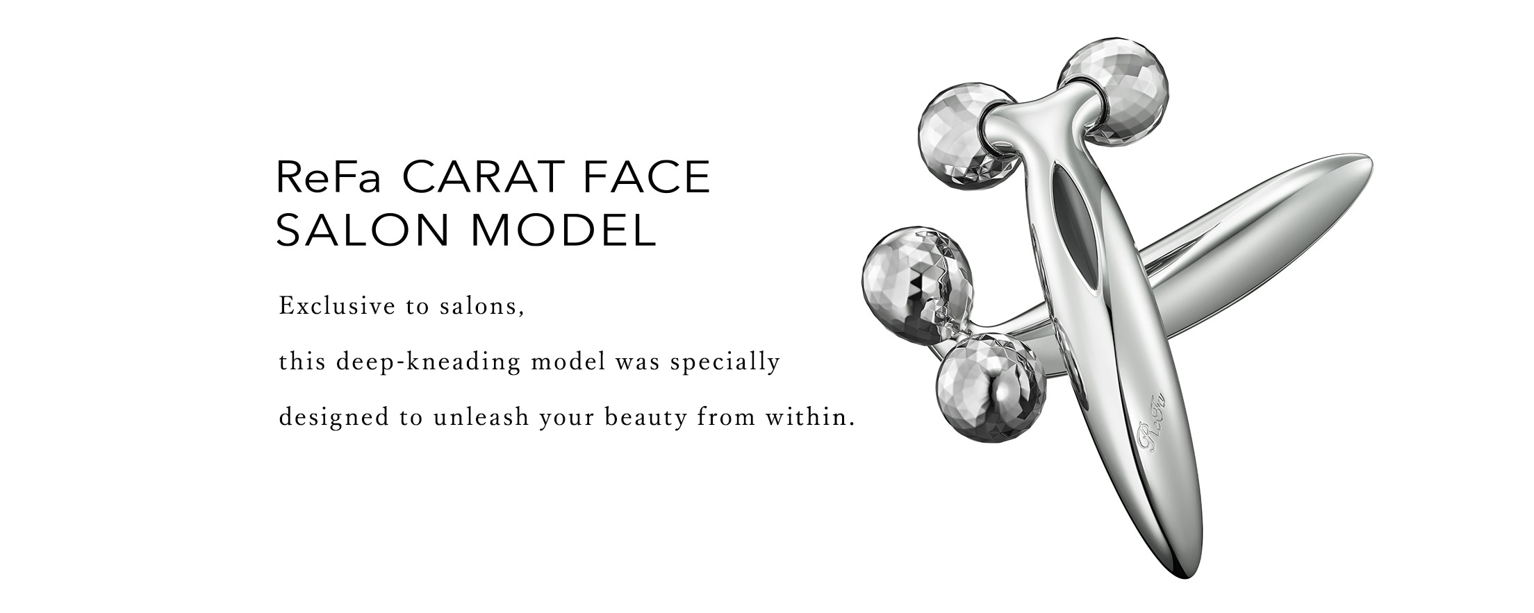 ReFa CARAT FACE SALON MODEL | PRODUCTS | ReFa | MTG Co., Ltd.