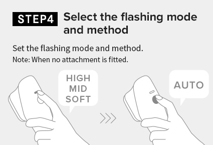 Select the flashing mode and method