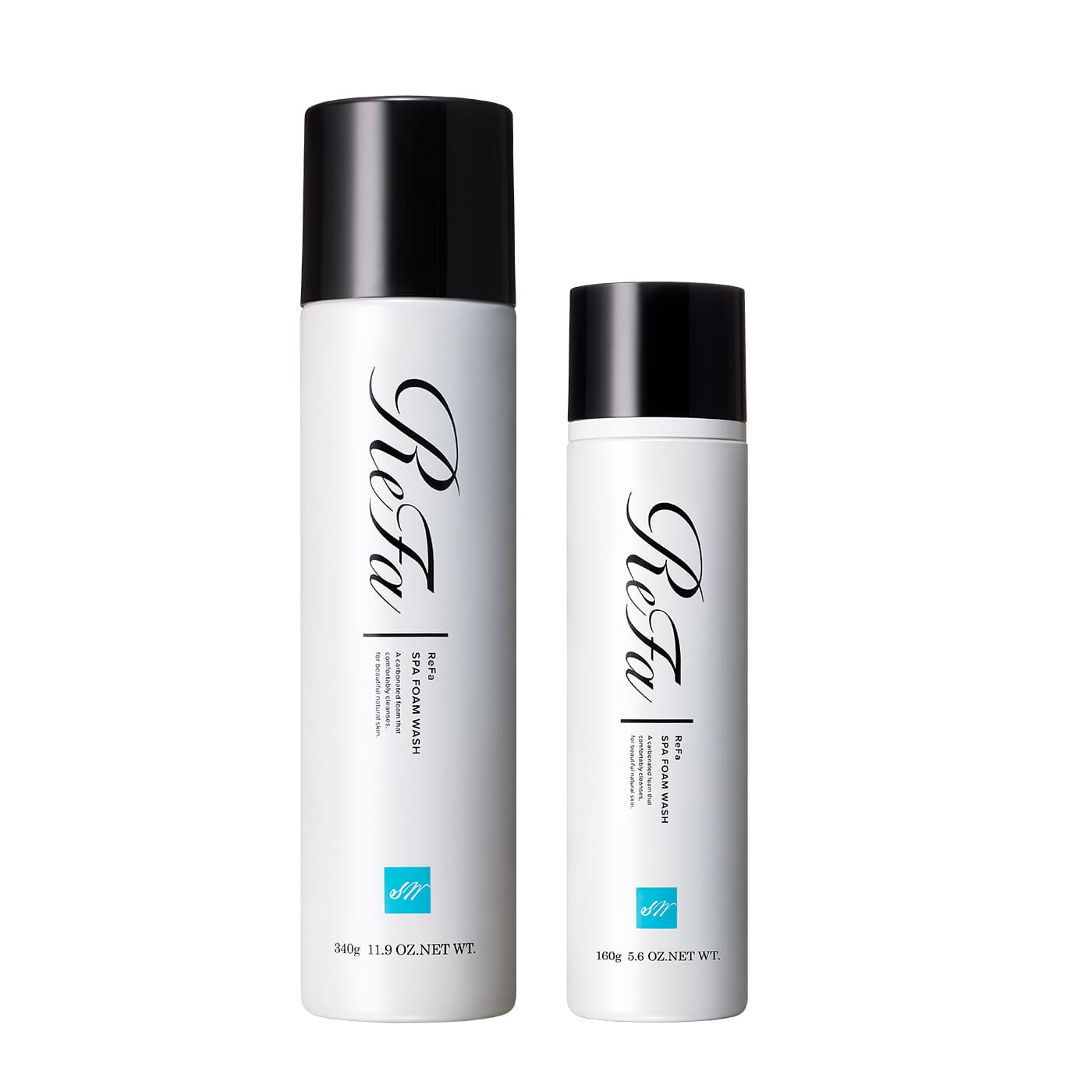 Refreshing and moisturizing. A dense foam cleanser with carbonated* fine bubbles. Introducing ReFa SPA FOAM WASH.