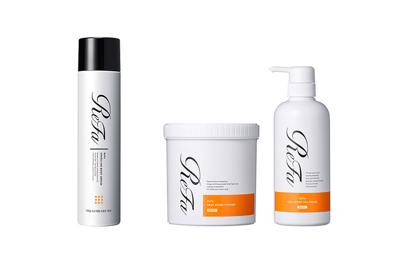 Introducing three new items in ReFa's carbonic acid beauty care. &quat;ReFa SPARKLING BODY SERUM,&quat; &quat;ReFa HEAT SPARK POWDER,&quat; &quat;ReFa HEAT SPARK GEL CREAM&quat; to be launched on Friday, February 16.