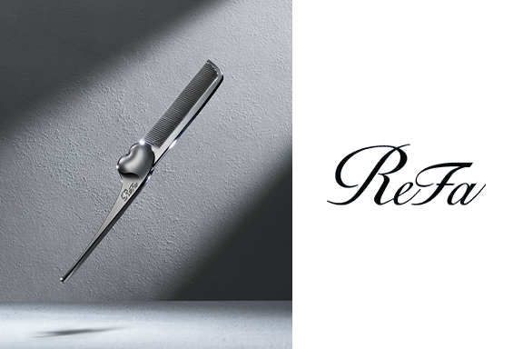 Stylish and glossy. Impression-making comb. “ReFa HEART COMB Aira CHROME” is released on May 28, 2025.