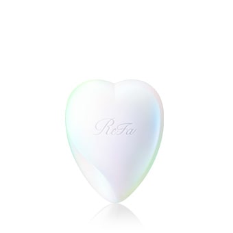 写真：ReFa HEART BRUSH Aurora White（リファハートブラシ オーロラホワイト）