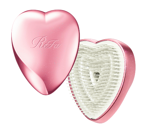 写真：ReFa HEART BRUSH Pink（リファハートブラシ エムピンク）