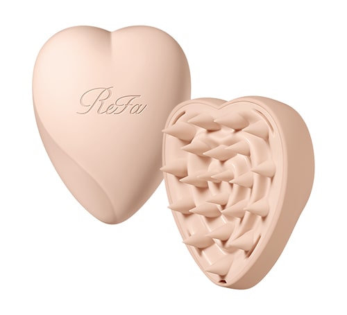 写真：ReFa HEART BRUSH for SCALP（リファハートブラシフォースカルプ（マットピーチ））