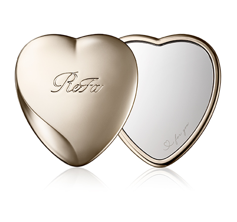 写真：ReFa ReFa HEART MIRROR（Champagne Gold）