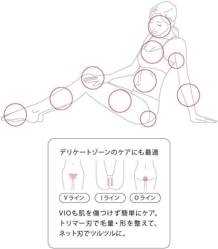 デリケートゾーンのケアにも最適