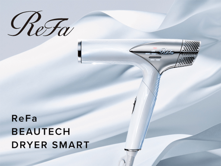 「ReFa BEAUTECH DRYER SMART （リファビューテック ドライヤースマート）」の全国発売開始に合わせて、 11月2日よりリファのドライヤーで初めてのTVCM放映。