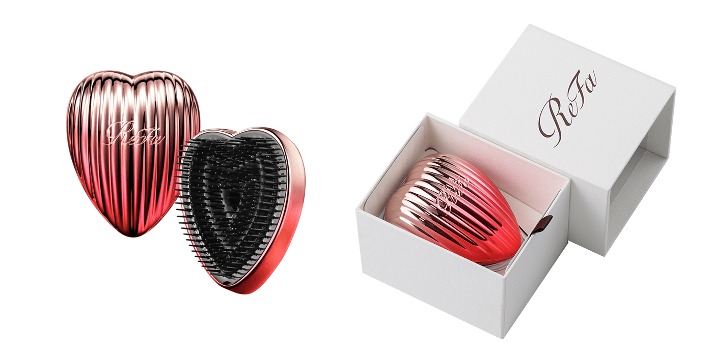 ほぐす。みがく。リッチに輝く髪へ、ツヤメイクブラシ「ReFa HEART BRUSH RAY（リファハートブラシレイ）」 新発売