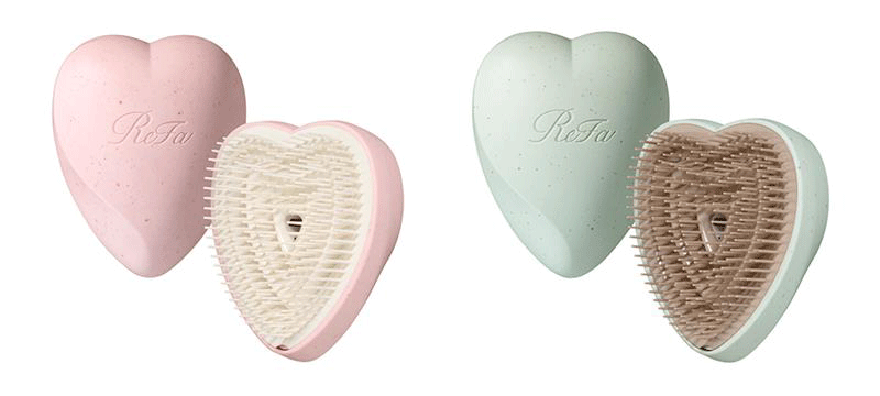 「ReFa HEART BRUSH(リファハートブラシ)」から新カラー登場。“アースピンク”“アースグリーン”Cosme Kitchen・Biopleにて限定発売。 