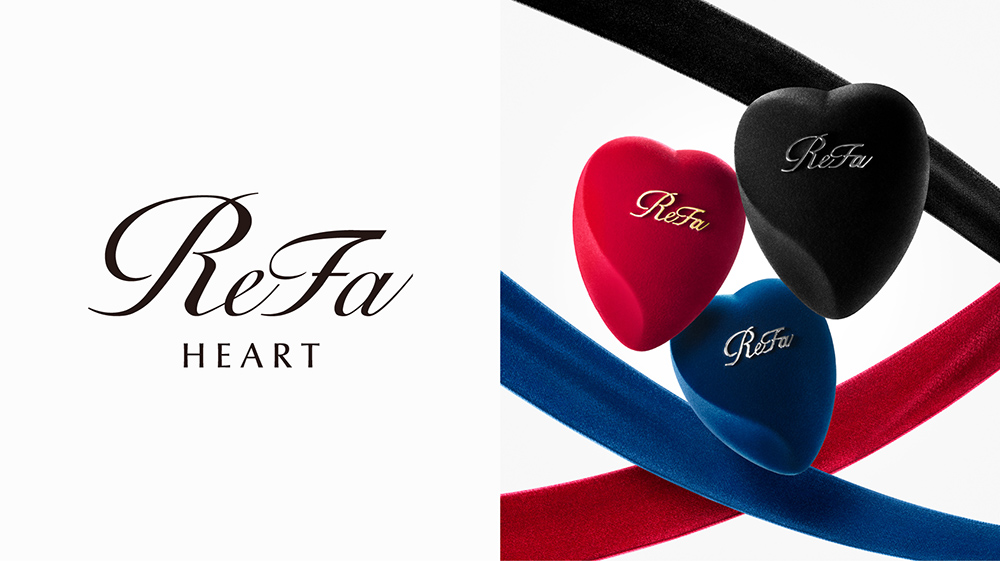 天然毛でみがく。梳かすたび気品あふれるツヤメイクブラシ。「ReFa HEART velvet（リファハートベルベット）」2025年11月15日(土)ReFa GINZAにて限定発売