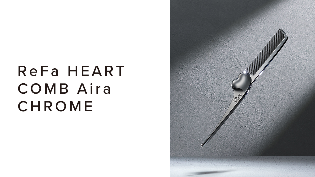 ReFa HEART COMB Aira CHROME