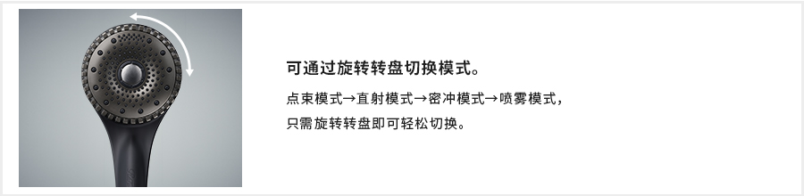 4种可供选择的水流模式